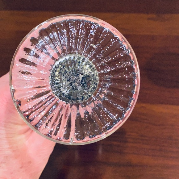 🌟HP🌟VTG 1970-80s Cobalt & Clear Blown Glass Candlesticks - Picture 9 of 10